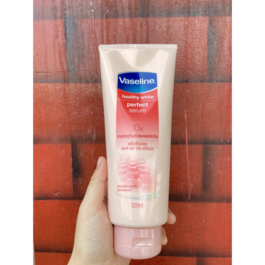 SỮA DƯỠNG THỂ VASELINE HEALTHY WHITE PERFECT SERUM 10X THÁI LAN