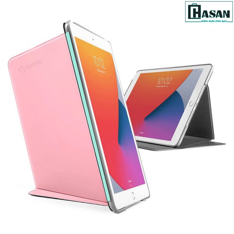 Bao da iPad 10.2 inch chính hãng TOMTOC (USA) từ tính đa góc VERTICAL-B02-006