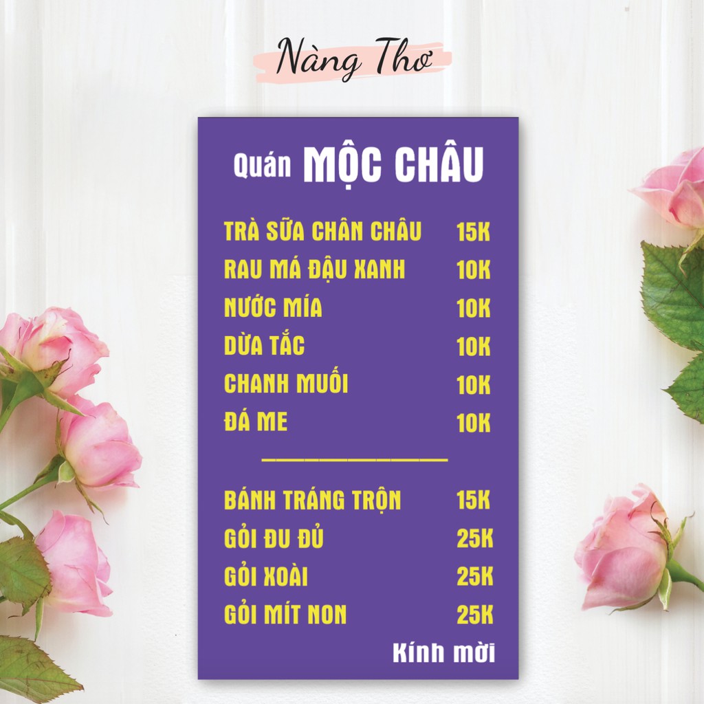 BẢNG HIỆU IN BẠT NGOÀI TRỜI NỘI DUNG THEO YÊU CẦU_NÀNG THƠ DECAL