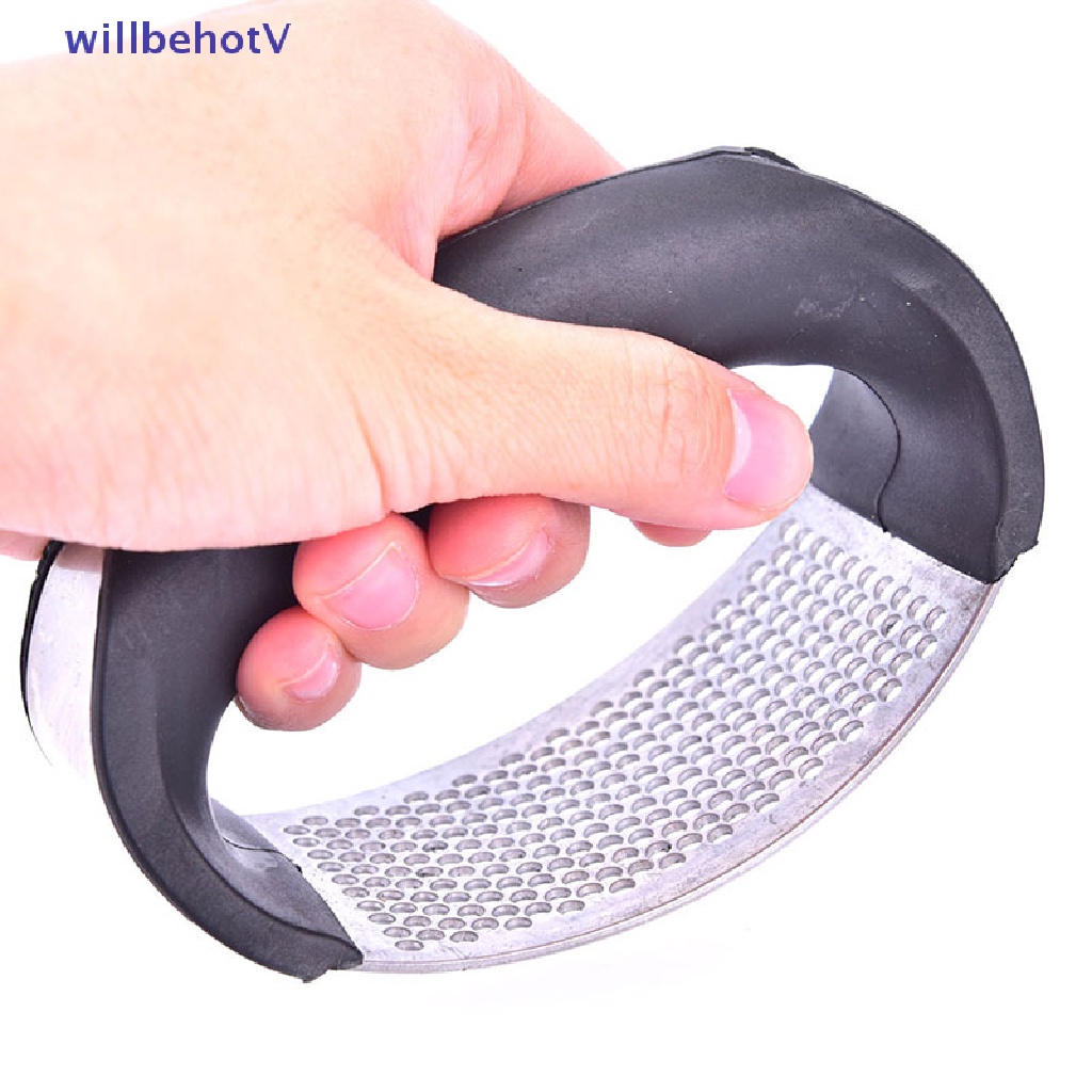 [WillbehotV] Dụng Cụ Nghiền Tỏi Bằng Tay Bằng Thép Không Gỉ Cho Nhà Bếp