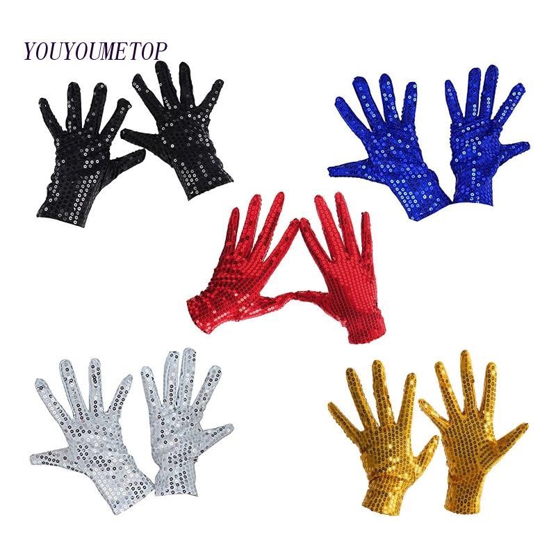 Găng Tay Sequin Lấp Lánh Dùng Để Biểu Diễn Sân Khấu Cho Nam Và Nữ