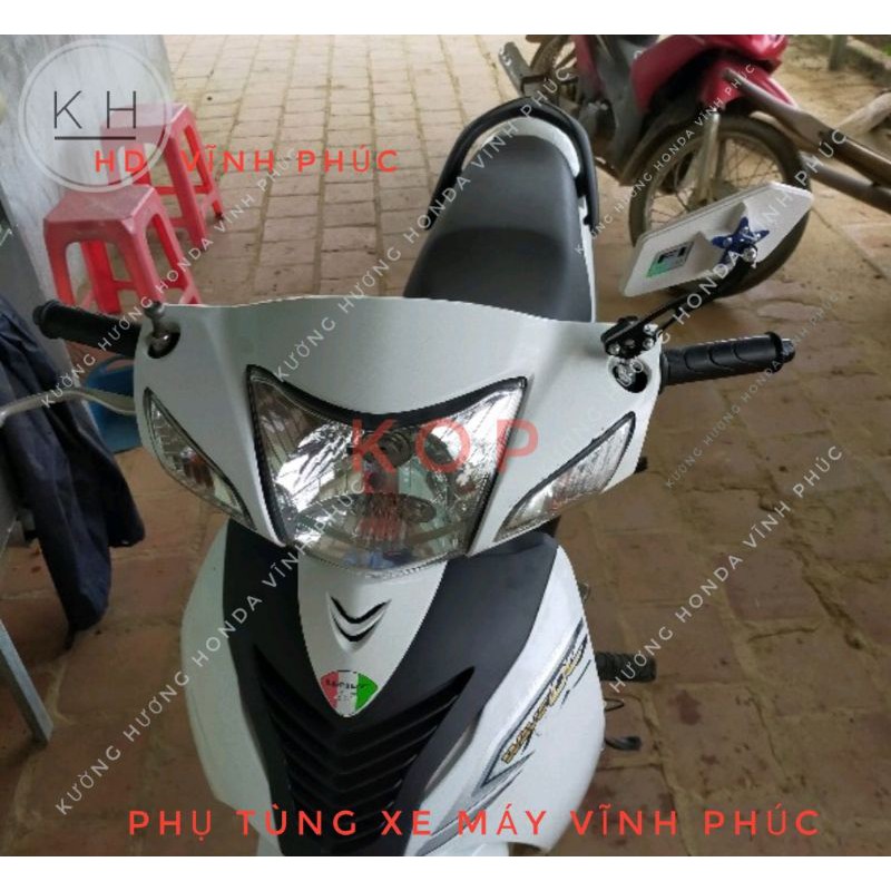 Gương chiếu hậu xe kiểu chéo , chân 10ly (-10%)