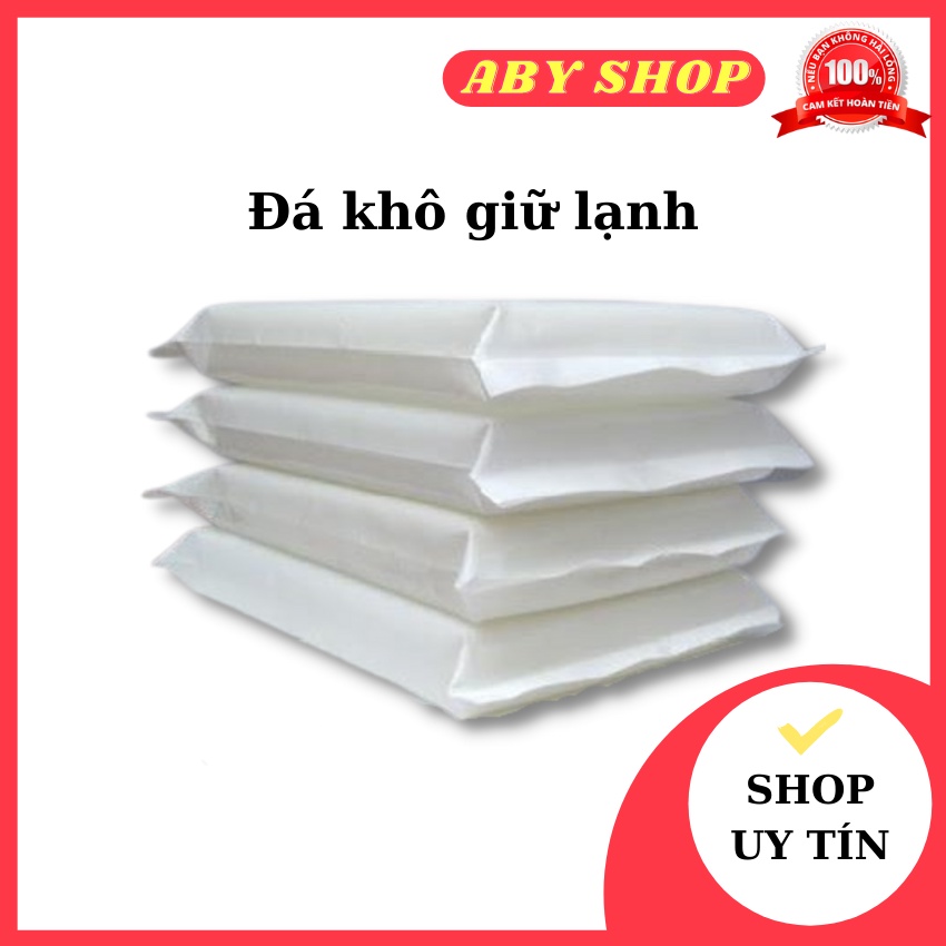 Đá khô giữ lạnh ⚡ GIÁ SỐC ⚡ đá gel bảo quản hàng như thực phẩm và có thể tái sử dụng nhiều lần- gói 300g