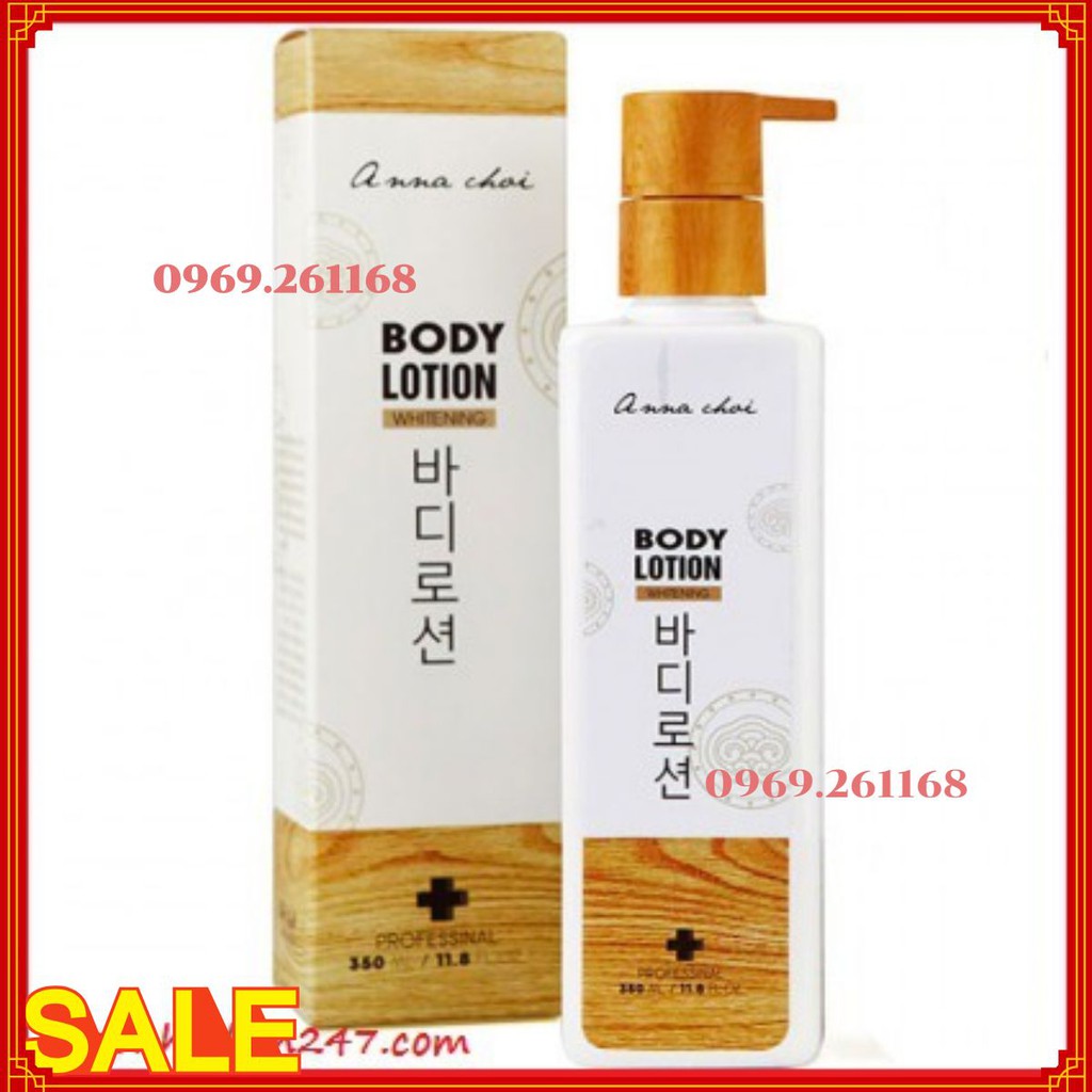 Sữa dưỡng thể Genie Anna Choi Body Lotion Whitening - 100% Authentic