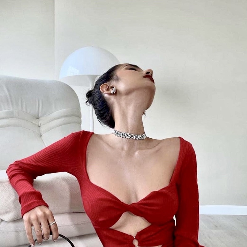 Vòng Cổ Choker Nữ Hoạ Tiết Đính Đá Sang Trọng 🌸