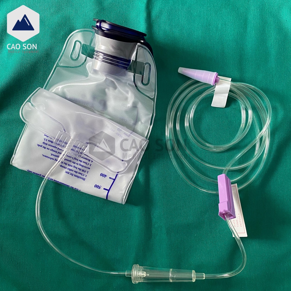 Túi cho ăn, túi truyền súc ruột Enema, túi thải độc đại tràng 1200ml