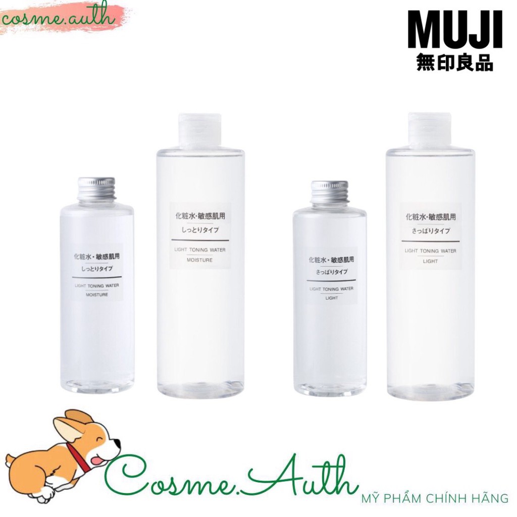 [ Bill Nhật ] Nước Hoa Hồng Cân Bằng Dưỡng Ẩm Da Muji Light Toning Water Nhật Bản