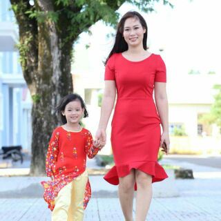 Combo váy mẹ con