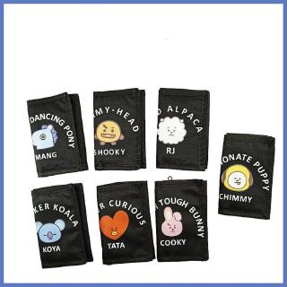 Ví Vải Đựng Tiền Xu Hình Bt21 Dễ Thương