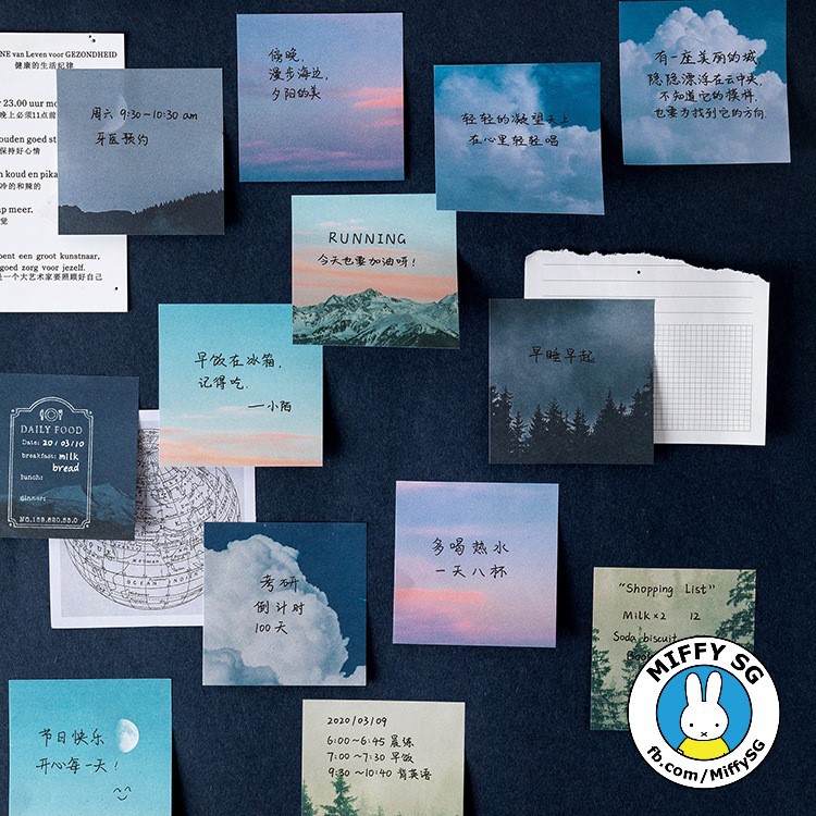 Series Sticky-note SUN, MOON AND STARS