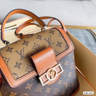 Balo LV Dauphine- Backpack sz 24 (fullbox seal)