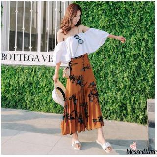 Áo croptop trễ vai tay loe quyến rũ cho nữ