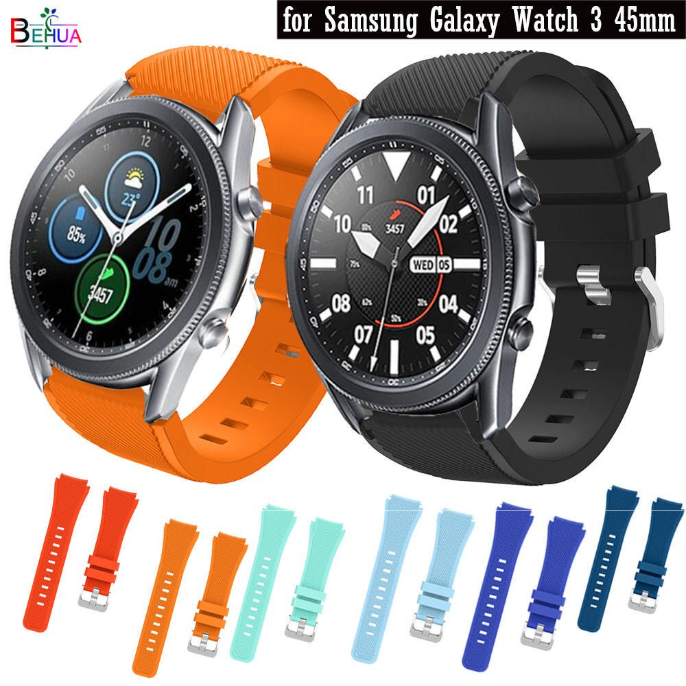 Dây đeo silicon mềm nhiều màu tùy chọn 22mm cho đồng hồ Samsung Galaxy 3 45mm, Amazfit GTR 2, GTR 2e, GTS2