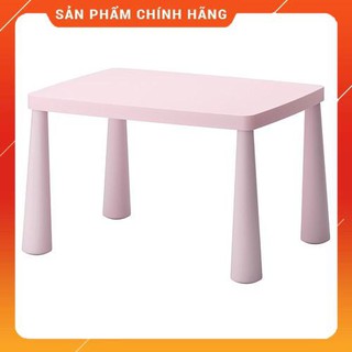 Bàn chữ nhật trẻ em Ikea Mammut 77 x 55 x 48 cm (Hồng tím)