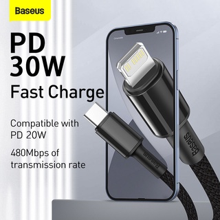 Cáp Sạc Nhanh Baseus 30W PD USB Type C Cho iPhone 14 13 12 Pro Max