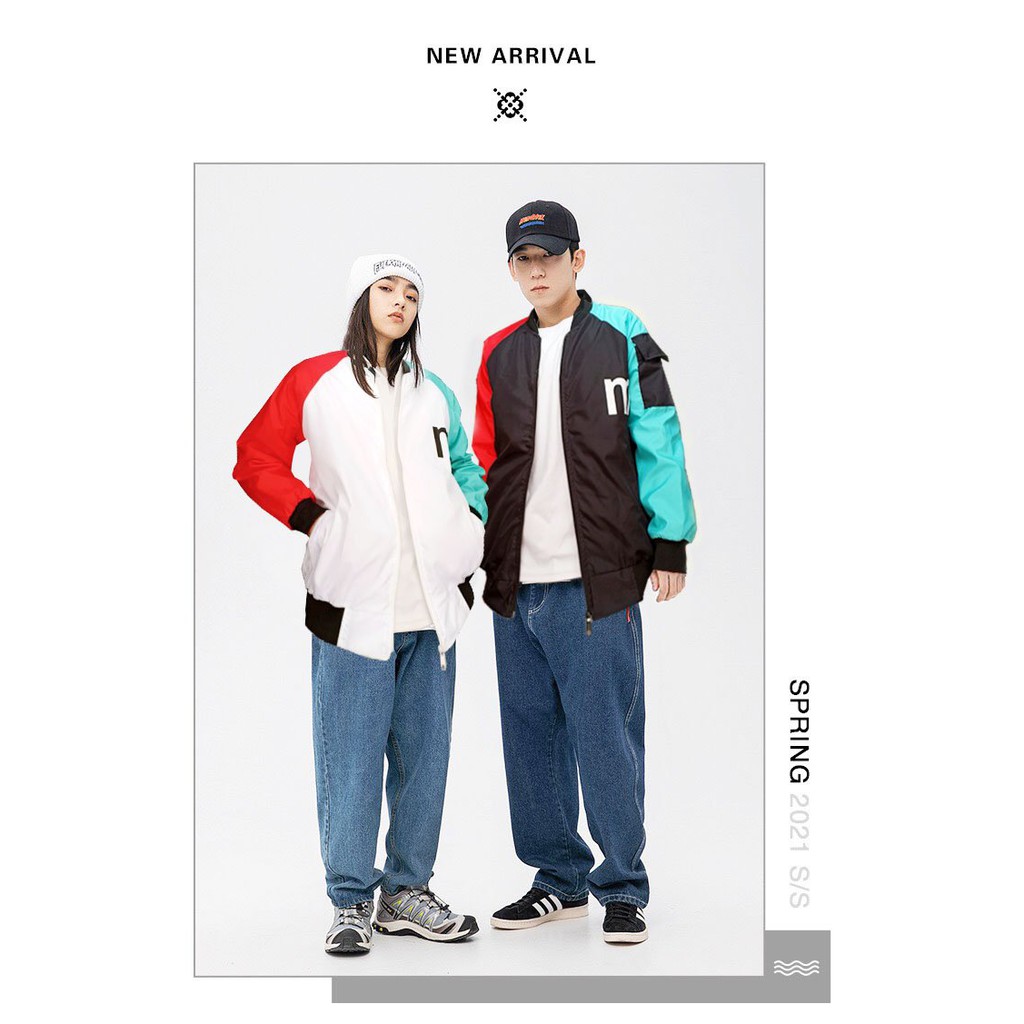 ✅ MẪU MỚI - GIÁ SỈ ✅ Áo Khoác Dù BOMBER NEW YORK M Unisex - ÁO KIỂU LIMA KHÓA KÉO NAM NỮ 3 MÀU ĐEN TRẮNG ĐỎ