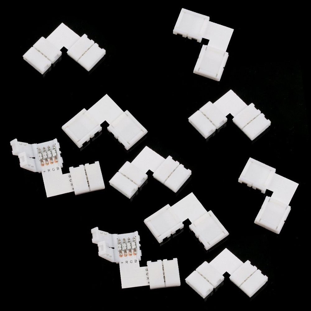 Set 10 dây đèn LED chữ L 4Pin RGB 5050 nhiều màu sắc