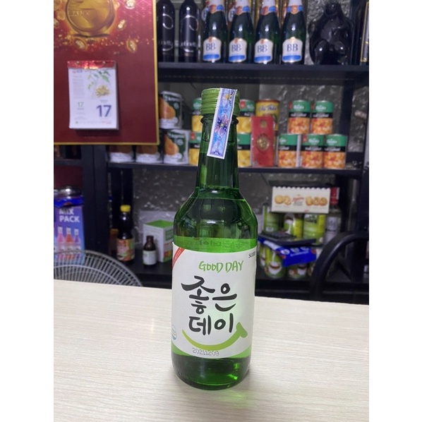 Thùng x 20 Chai Soju Hàn Quốc GOOD DAY 360ml