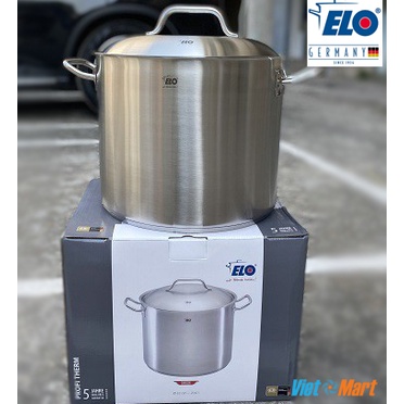 Nồi Luộc Gà ELO Profi Therm 32Cm 19 lít Làm Bánh Trưng Nấu Canh Dùng Cho Bếp Từ Inox 3 Đáy Nhập Khẩu