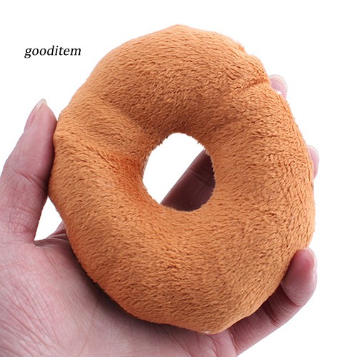 Đồ chơi phát tiếng kêu hình bánh donut phát ra âm thanh vui nhộn cho thú cưng