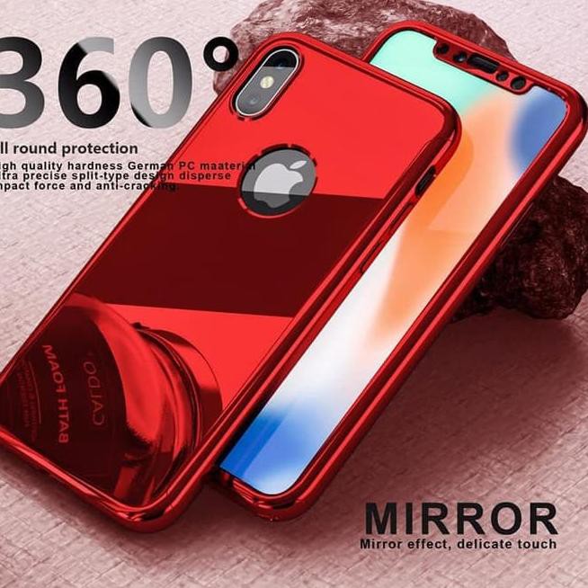Ốp Lưng Tráng Gương 360 Độ Cho Iphone Xs 5.5 Inch