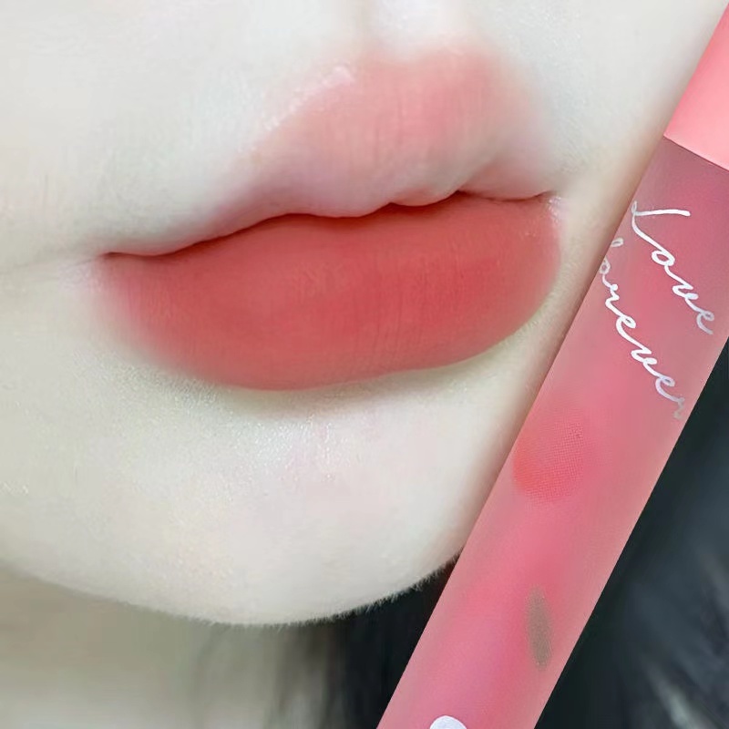 Abpopa Màu Hồng COCO® Son Kem Lì Chống Nước Chống Dính Cốc Mượt Như Nhung