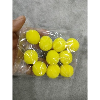 bom bom 2,5 cm ( pom pom )bông len mịn