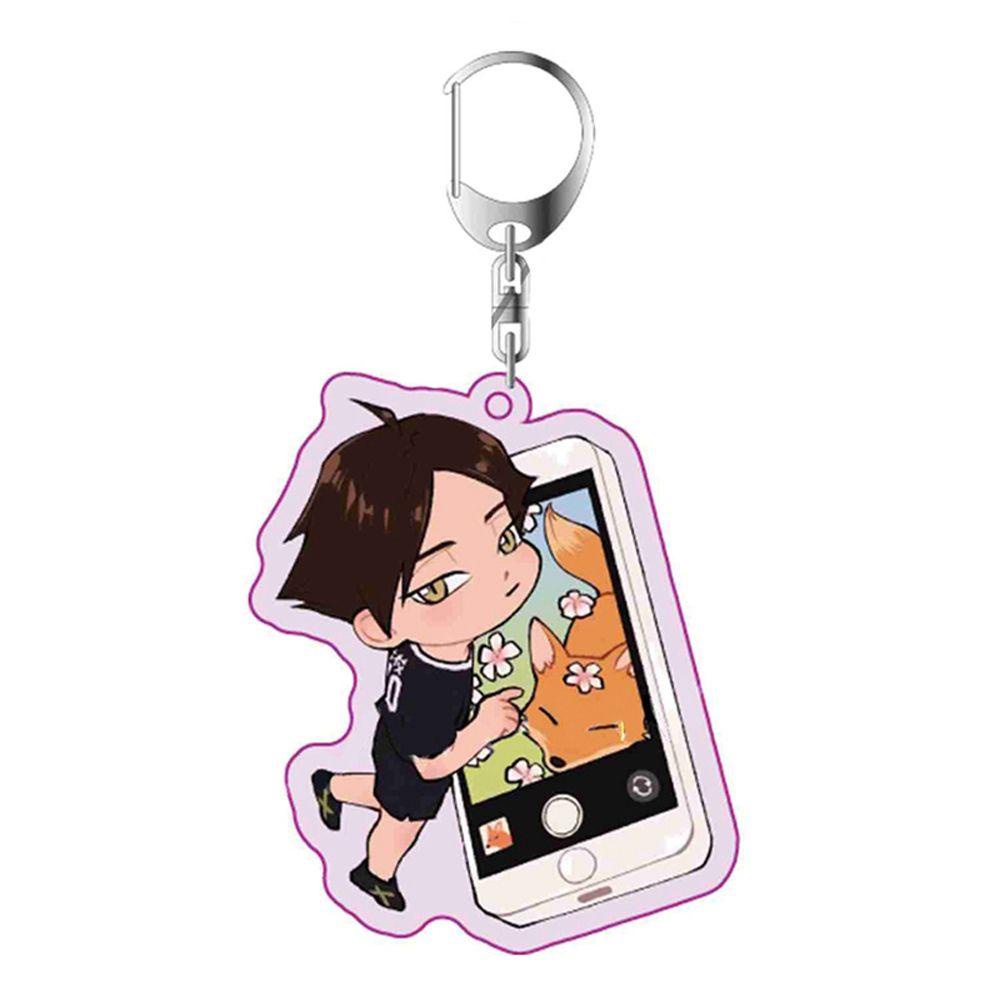 LANFY Móc Khóa Hình Nhân Vật Anime Haikyuu Dễ Thương