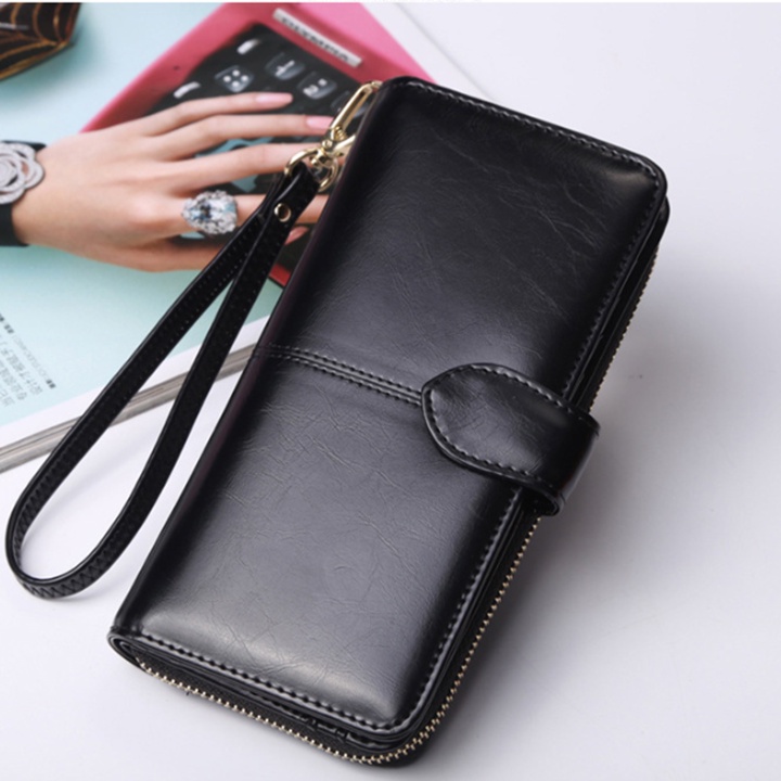 Ví nữ nhiều ngăn da pu mềm mại bền đẹp size 19cm  VI-94
