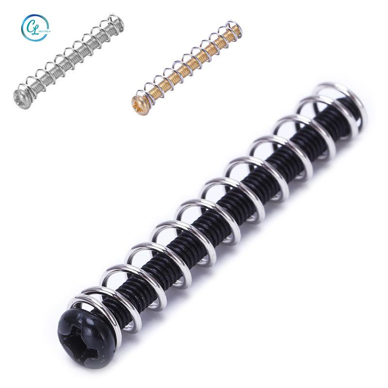 8 Pcs M3x30MM Electric Guitar Humbucker Pickup Adjust Height Screw and Springs - Sier