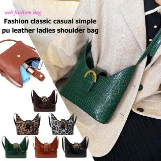 Bag♡Retro Leather Crossbody Bag Women Casual Bucket Shoulder Messenger Handbag