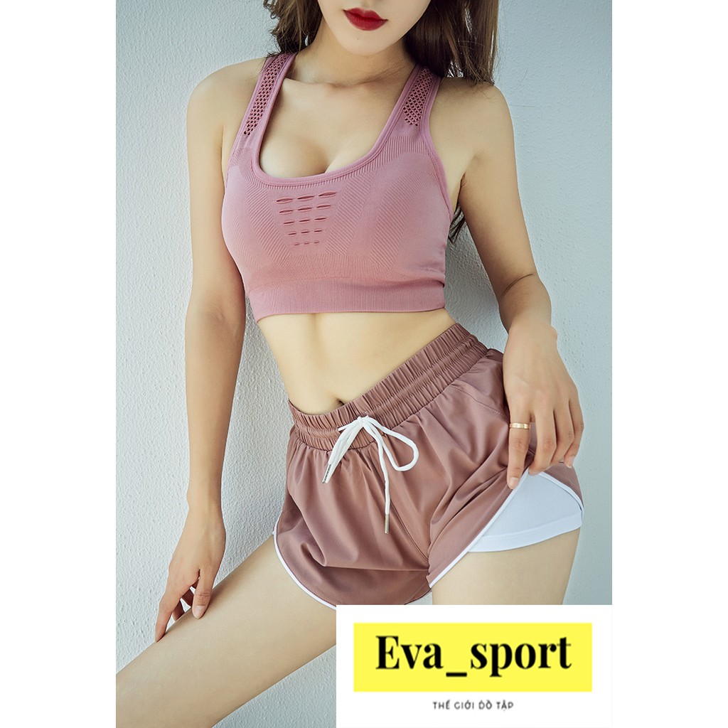 Áo Bra lót ngực cao cấp thể thao nữ cao cấp tập gym yoga phong cách Âu Mỹ -EvaSport_vn