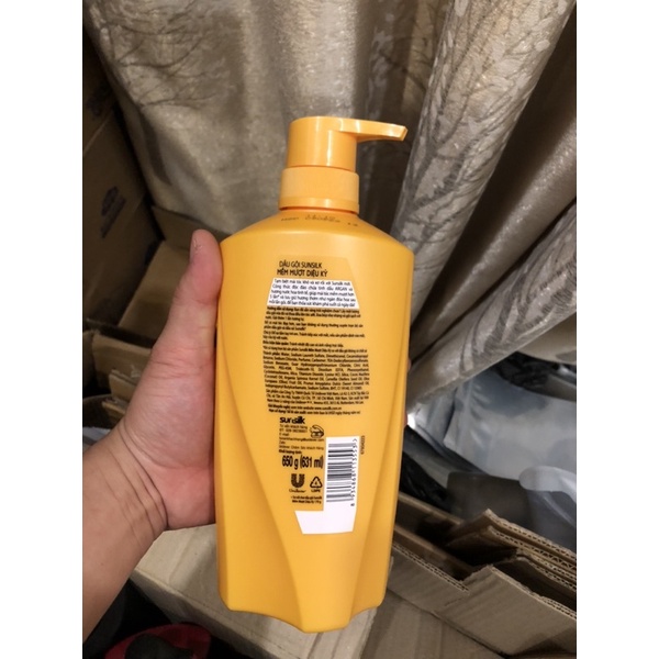 Dầu gội Sunsilk hương bồ kết,mềm mượt diệu kỳ 650 gam