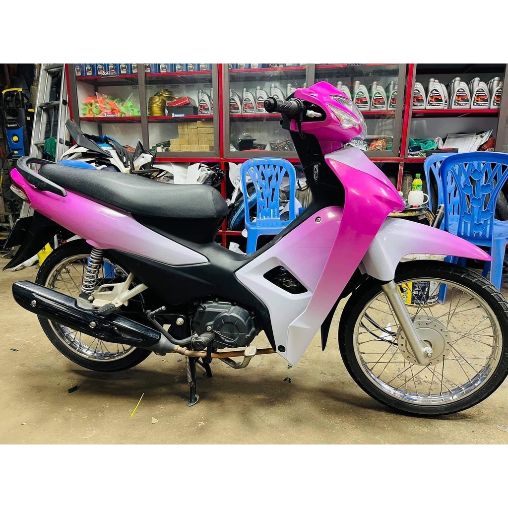 Tem Trùm Xe Máy Wave 50cc - 110cc Nhiều màu Decal 3 lớp chuẩn loại 1 ( chống bay màu - Chống nước )