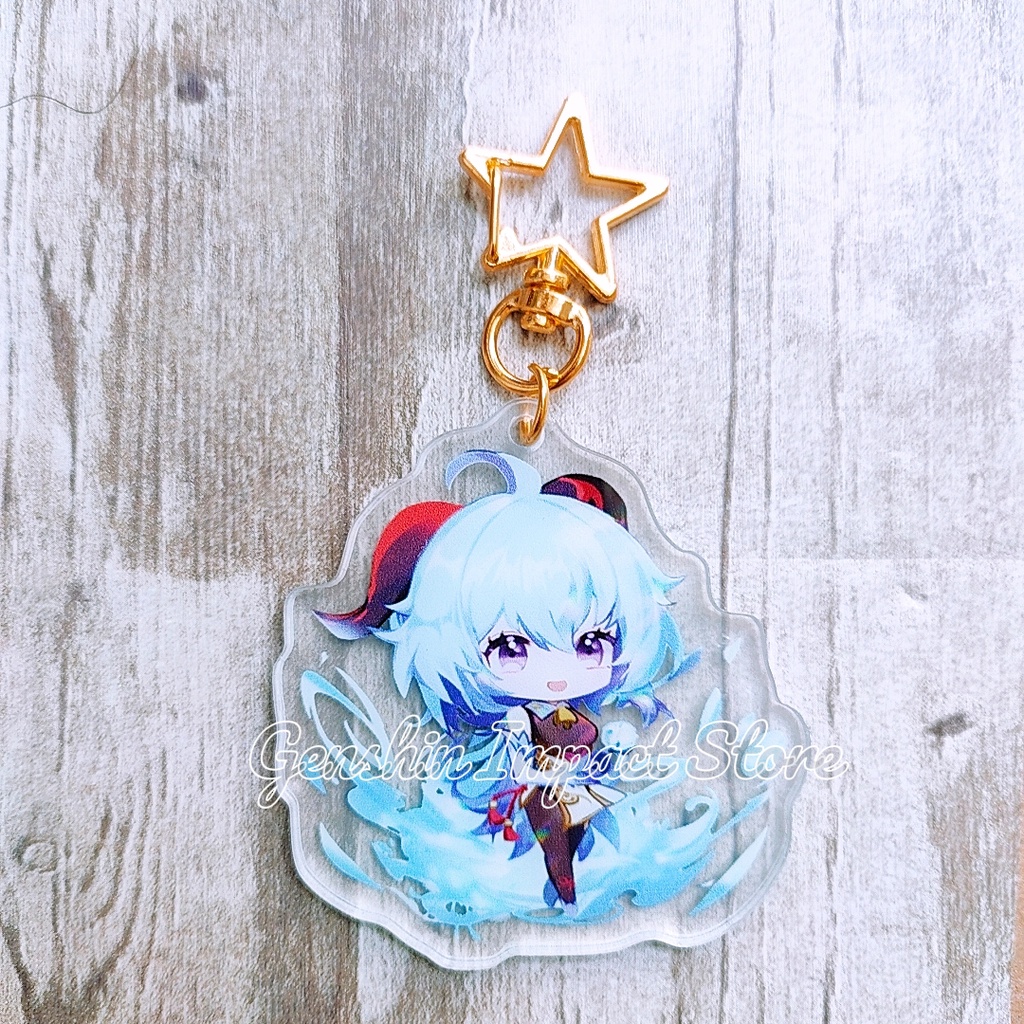 GANYU Móc khóa Genshin Impact M17 (in giữa acrylic)