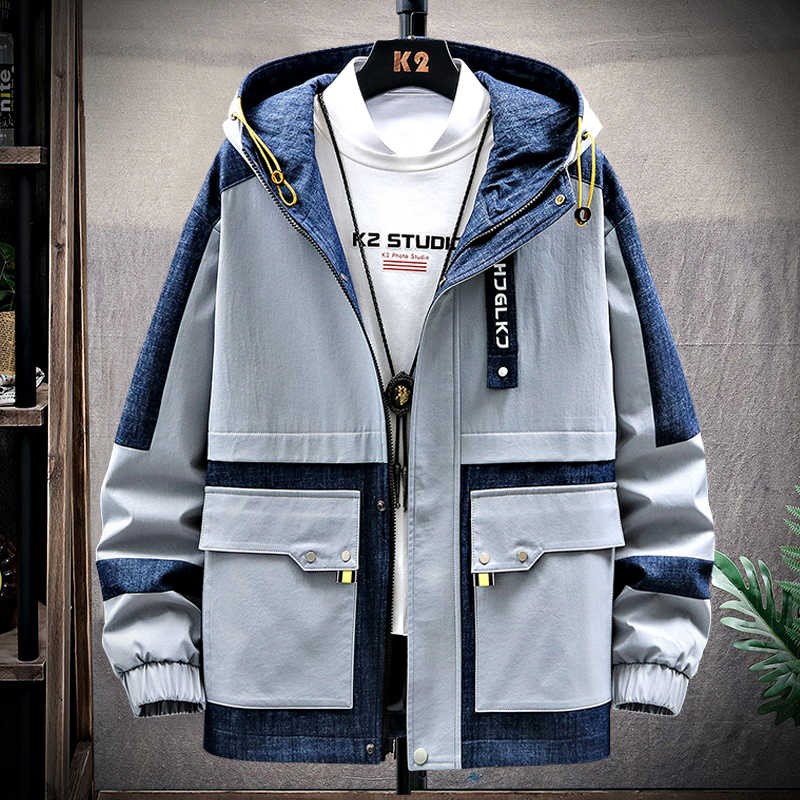 Áo Khoác Nhẹ Nam Thu Đông Phối Màu Giả Bò Có Túi Thanh Lịch Thời Trang Hàn Quốc ZENKODLMEN AO KHOAC NAM 9000052 | BigBuy360 - bigbuy360.vn