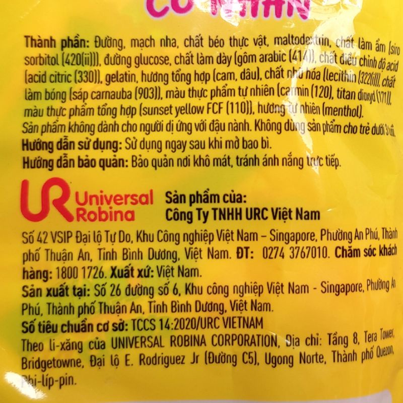 Kẹo nhai có nhân Dynamite Chew gói 125g
