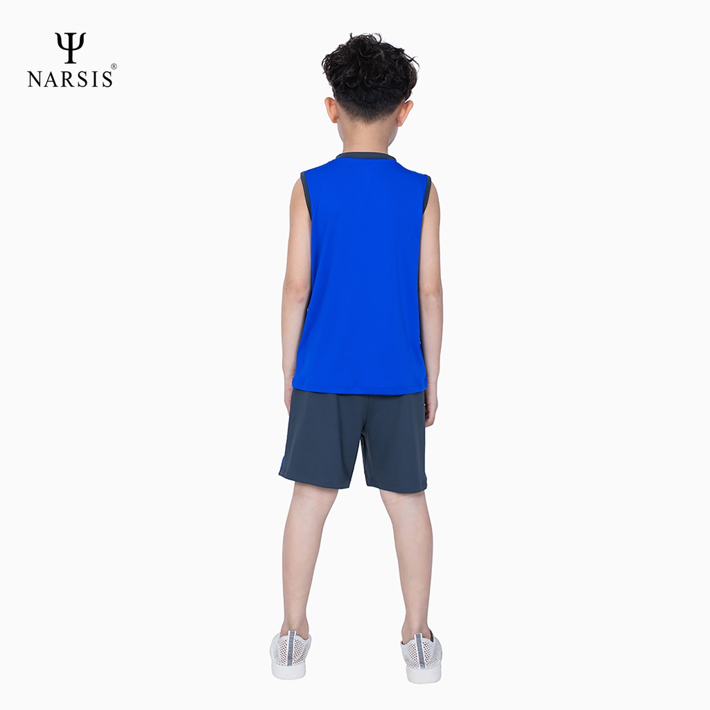 Bộ ba lỗ bé trai nhiều màu Narsis KE1026 KE1027 KE1028  chất liệu Polyester cao cấp không giữ nước cao cấp