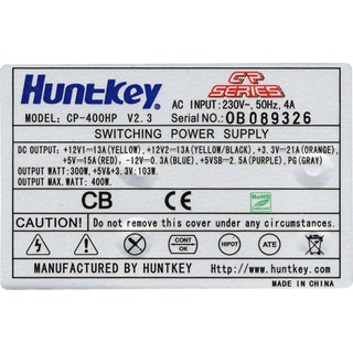 Nguồn máy tính Huntkey CP-400H