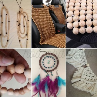 Hạt Gỗ Handmade - Hạt Xâu Macrame DIY 3 Kích Cỡ