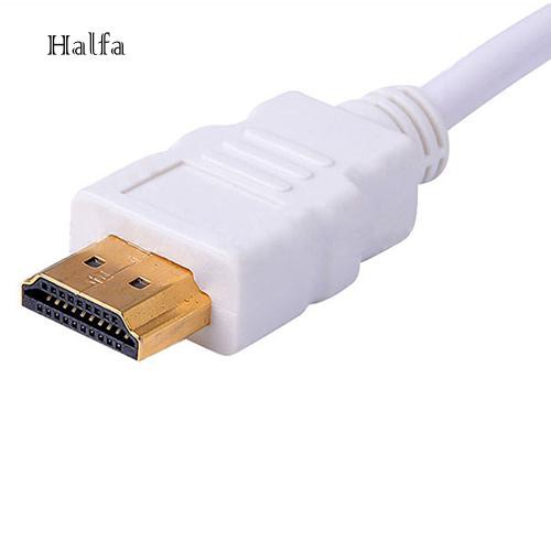 Cáp chuyển đổi đầu cắm 1080P HDMI sang cổng cắm VGA cho máy tính/DVD/HDTV