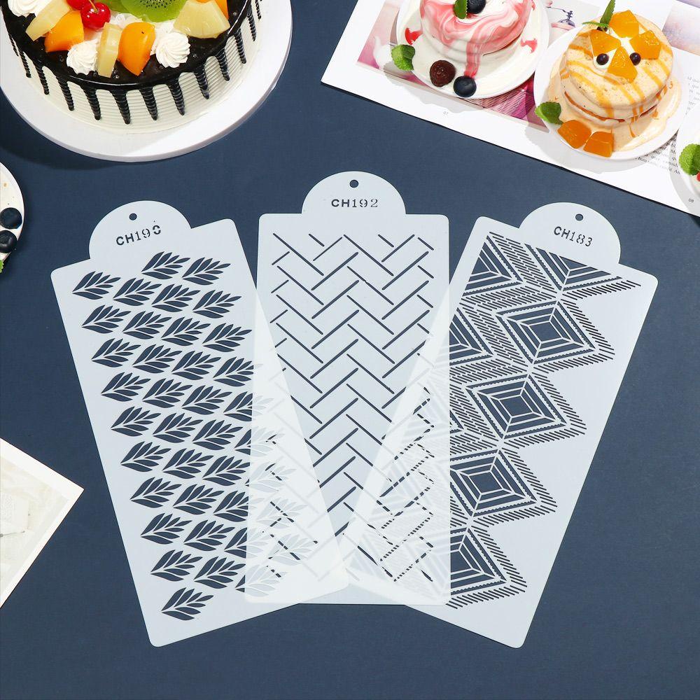 YNATURAL Dụng Cụ Rây Bột In Họa Tiết Trang Trí Bánh Cưới DIY