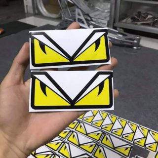 COMBO 2TEM FENDY HÌNH CON MẮT LỚN. DÁN XE.
