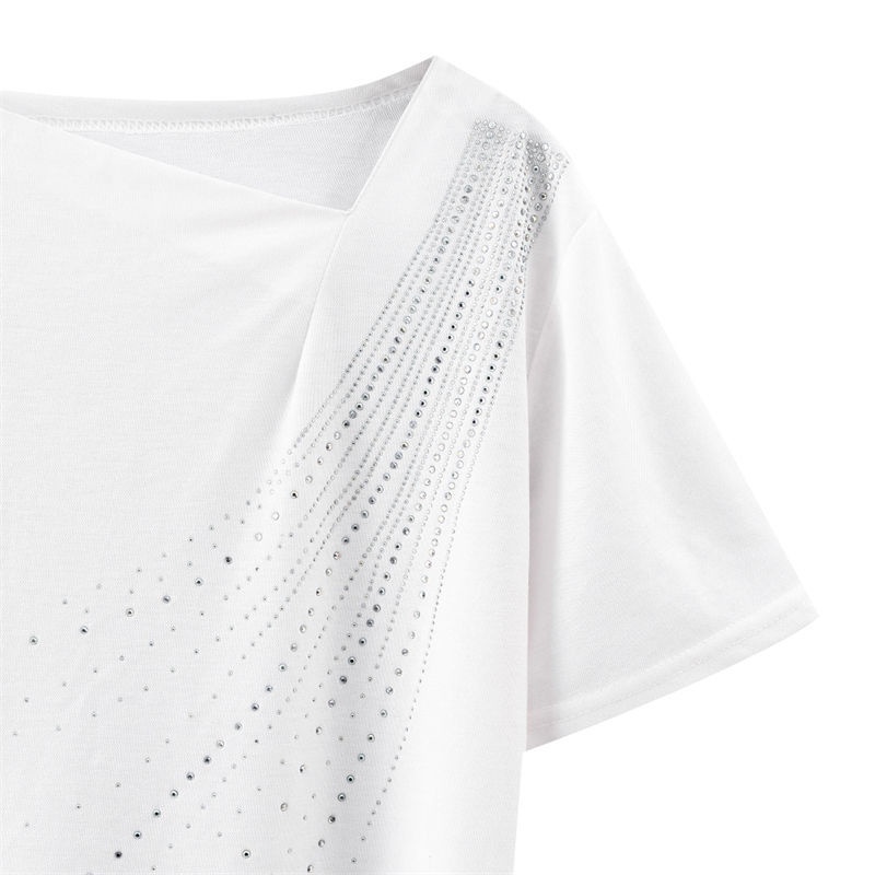 Áo thun nữ ngắn tay thời trang mùa hè cho các mẹ trung niên