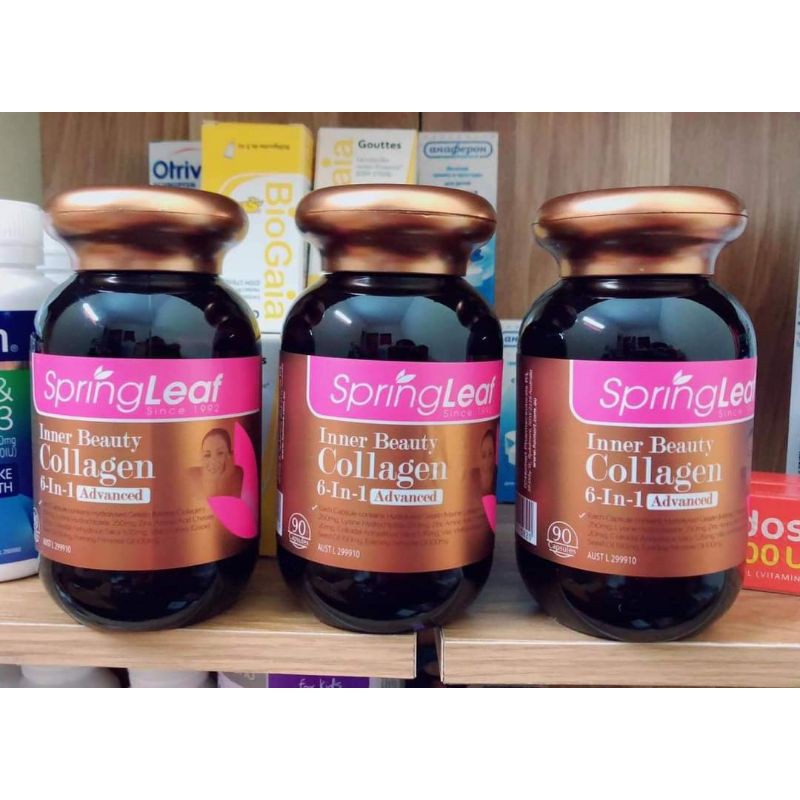 Viên uống Collagen spring leaf inner beauty 6in1 | Thế Giới Skin Care