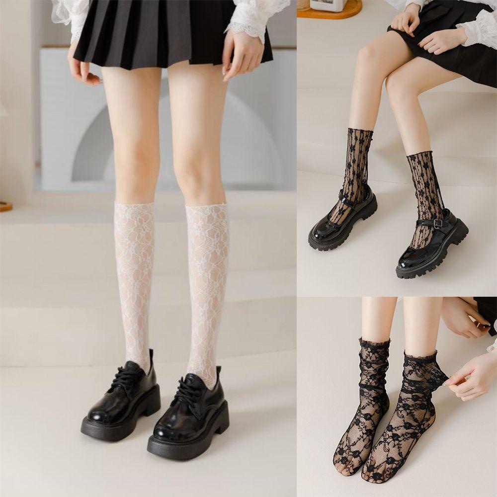 Đôi Vớ LướI NgắN MàU Trơn QuyếN Rũ Cho Nữ