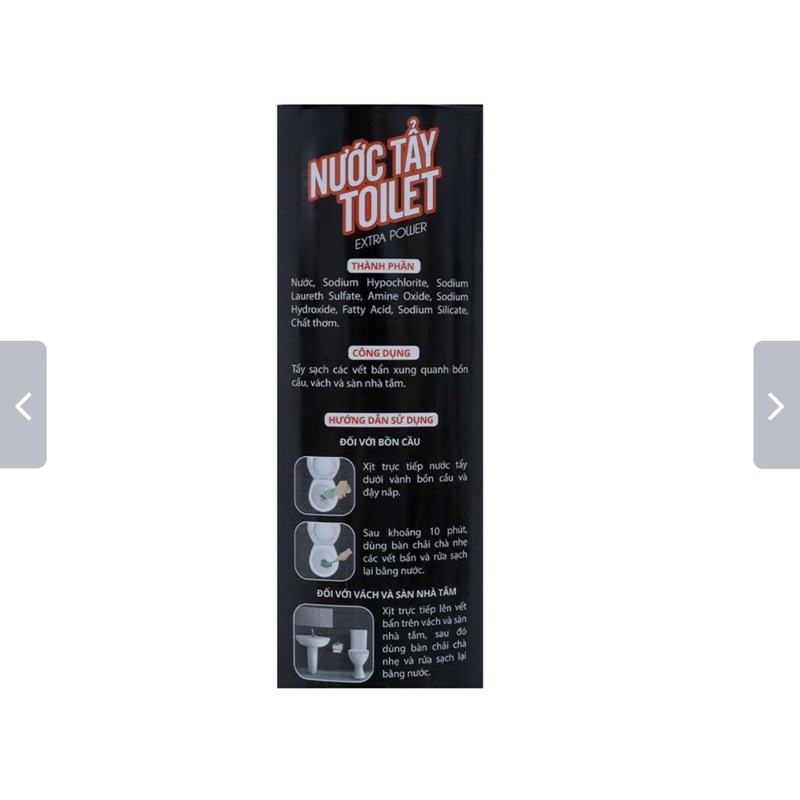 Nước tẩy toilet extra power IZI HOME 900ml