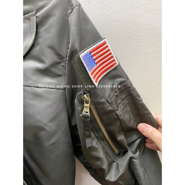 Áo khoác Pilot màu xanh lính USA thời trang