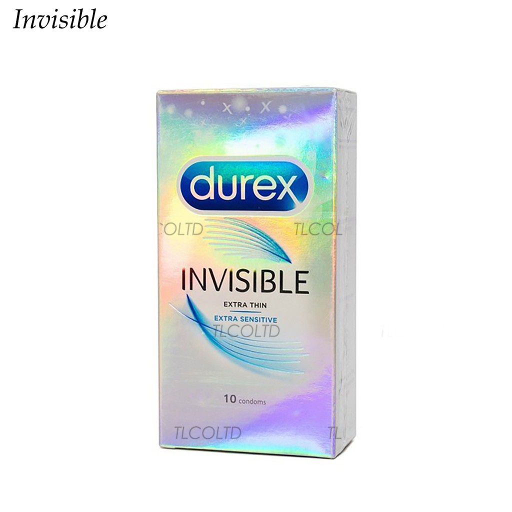 Bao cao su Durex COMBO 5 HỘP (Invisible, Performa, Fetherlite, Pleasuremax, Kingtex)