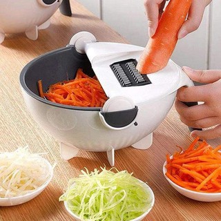 [FREESHIP] Bộ Rổ Nạo Rau Củ Quả Nhà Bếp 7 Chi Tiết Đa Năng, Dụng Cụ Nạo Rau Củ Quả Đa Năng
